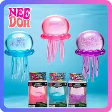 Needoh Fuzz Ball Jellyfish Squishy Blind Box Random Color Soft Stress Relief Toy Cute Relaxing Squeeze Sensory Toy