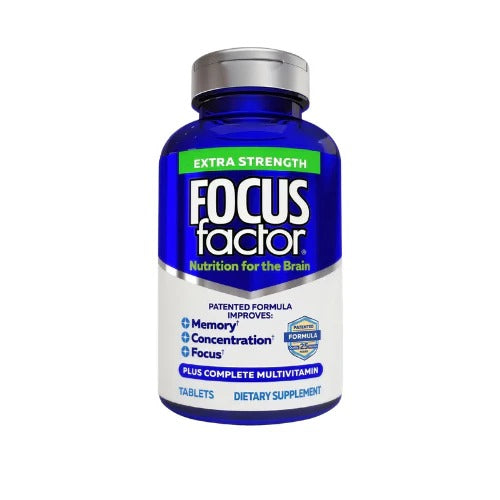Brain Supplement for Memory, Focus & Cognitive Performance | Extra Strength Mental Clarity & Brain Health Formula Tablets (120 Count)