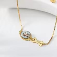 Personalized Engraving Bracelet For Women Custom Pet Photo Jewelry Adjustable Stainless Steel Bracelet Fashion Creative Gift
