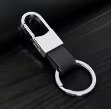 Vintage Personalized Keychain Leather Metal Gift For Men Women Unisex Stylish Handmade Engraved Unique Durable Creative Best New
