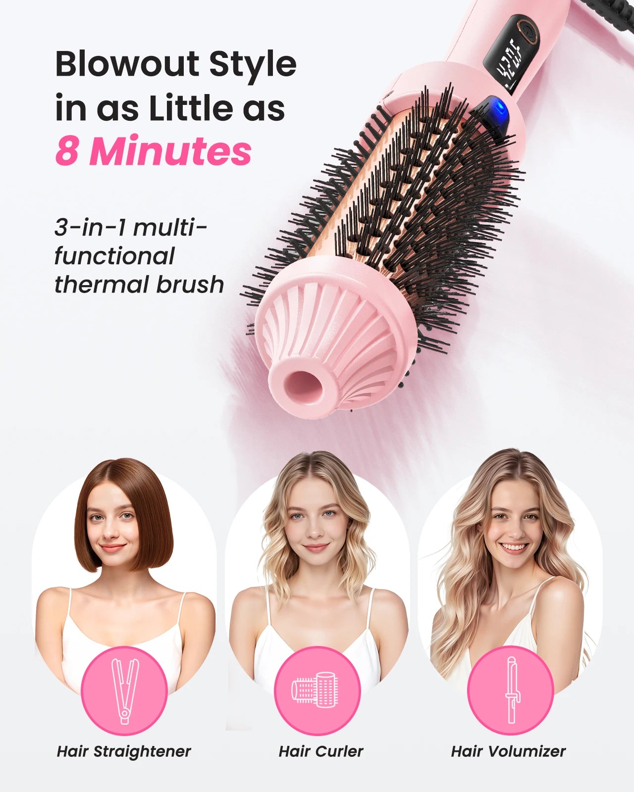 Volumizing Thermal Blowout Brush