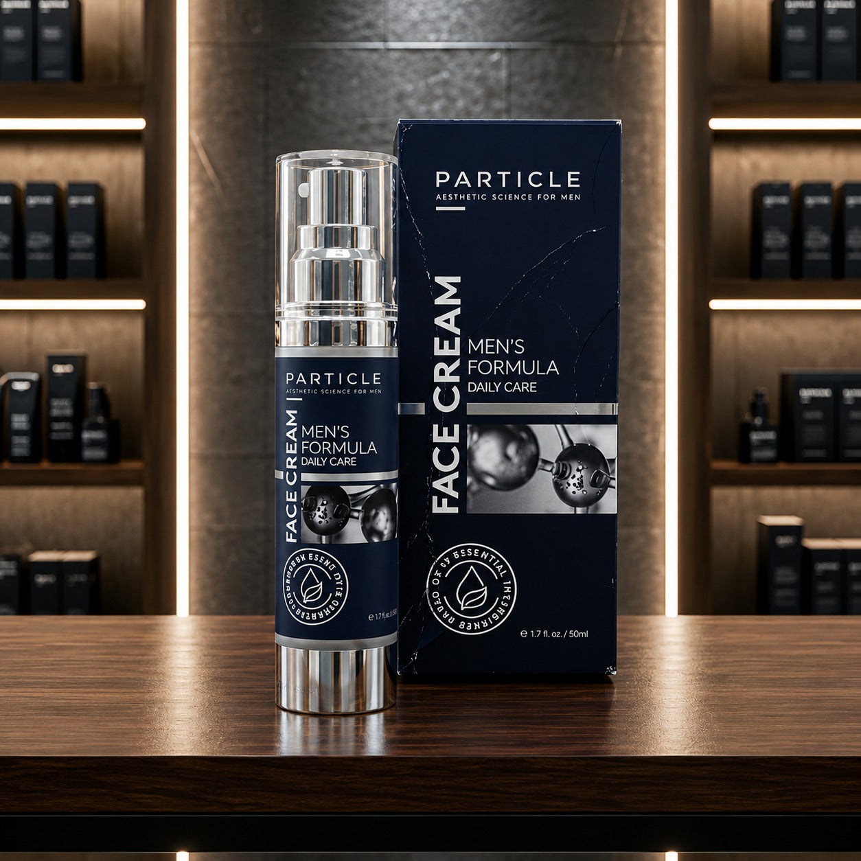 Particle FACE CREAM Men's Formula 6 in 1 Anti-Aging Moisturizer 1.7oz