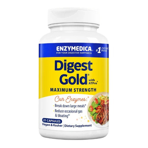 Advanced Digestive Enzyme Supplement for Gut Health, Nutrient Absorption & Bloating Support | Daily Digestive Wellness Capsules