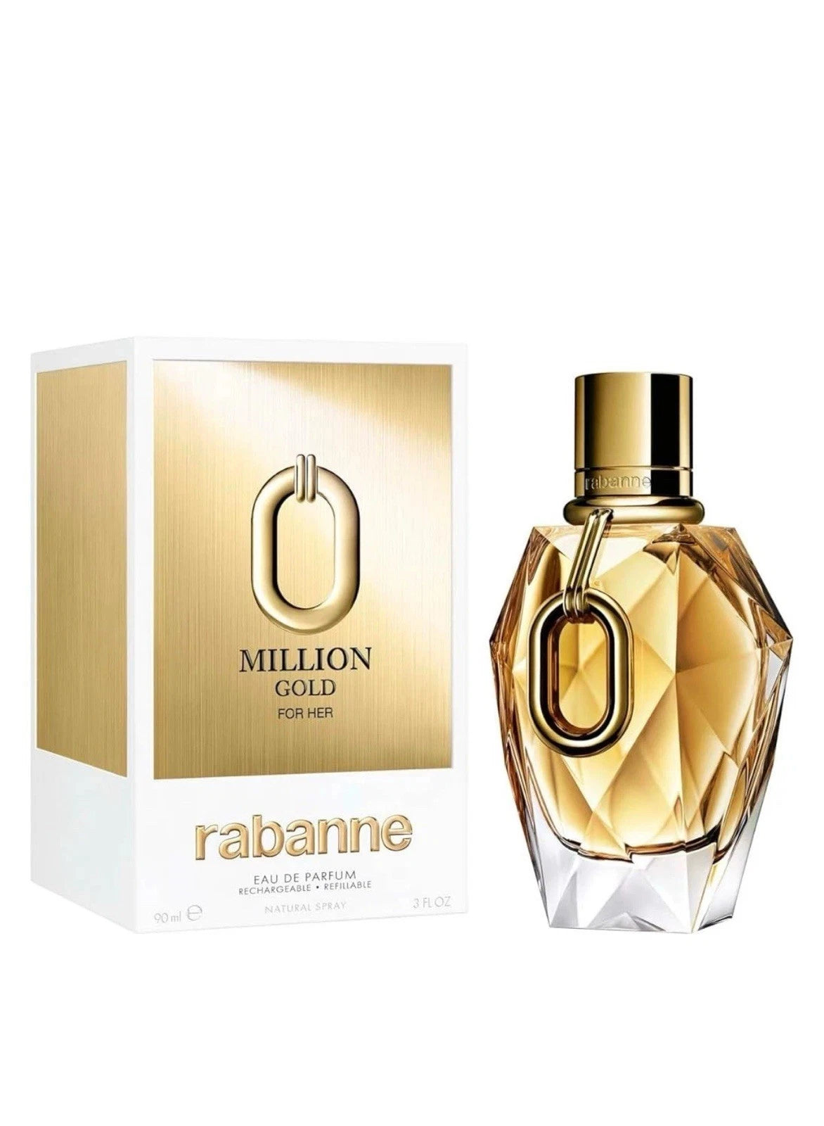 Million Gold For Her By Paco Rabanne EDP Spray 90ml / 3 fl.oz NEW IN SEALED BOX