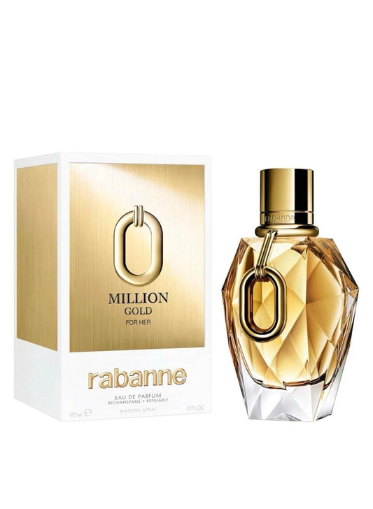 Million Gold For Her By Paco Rabanne EDP Spray 90ml / 3 fl.oz NEW IN SEALED BOX